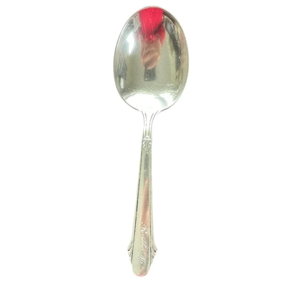 Gorham Hunt‎ Club Sterling Silver Tablespoon Bertha M. Engraved Pat 1910 6.75 in